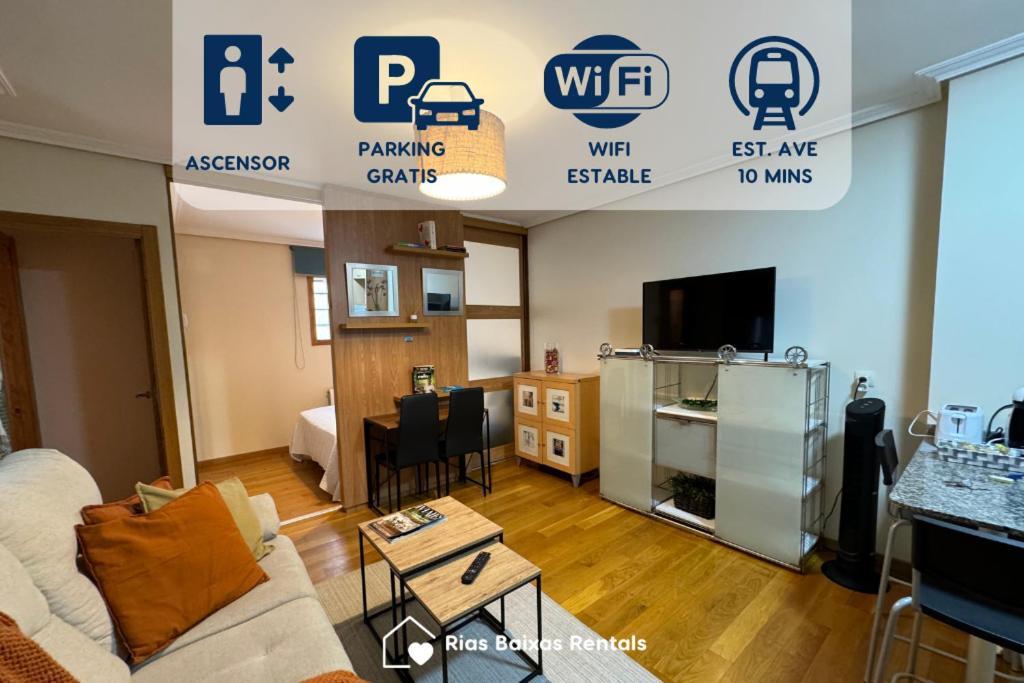 Centrico Con Parking Y Wifi ツ By Rias Baixas Rentals Vigo Ngoại thất bức ảnh